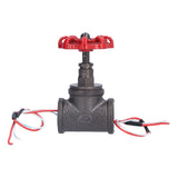 Vintage 3/4in Stop Valve Rotating Light Switch with Electric Wire for Steampunk Lamps Table Lamps