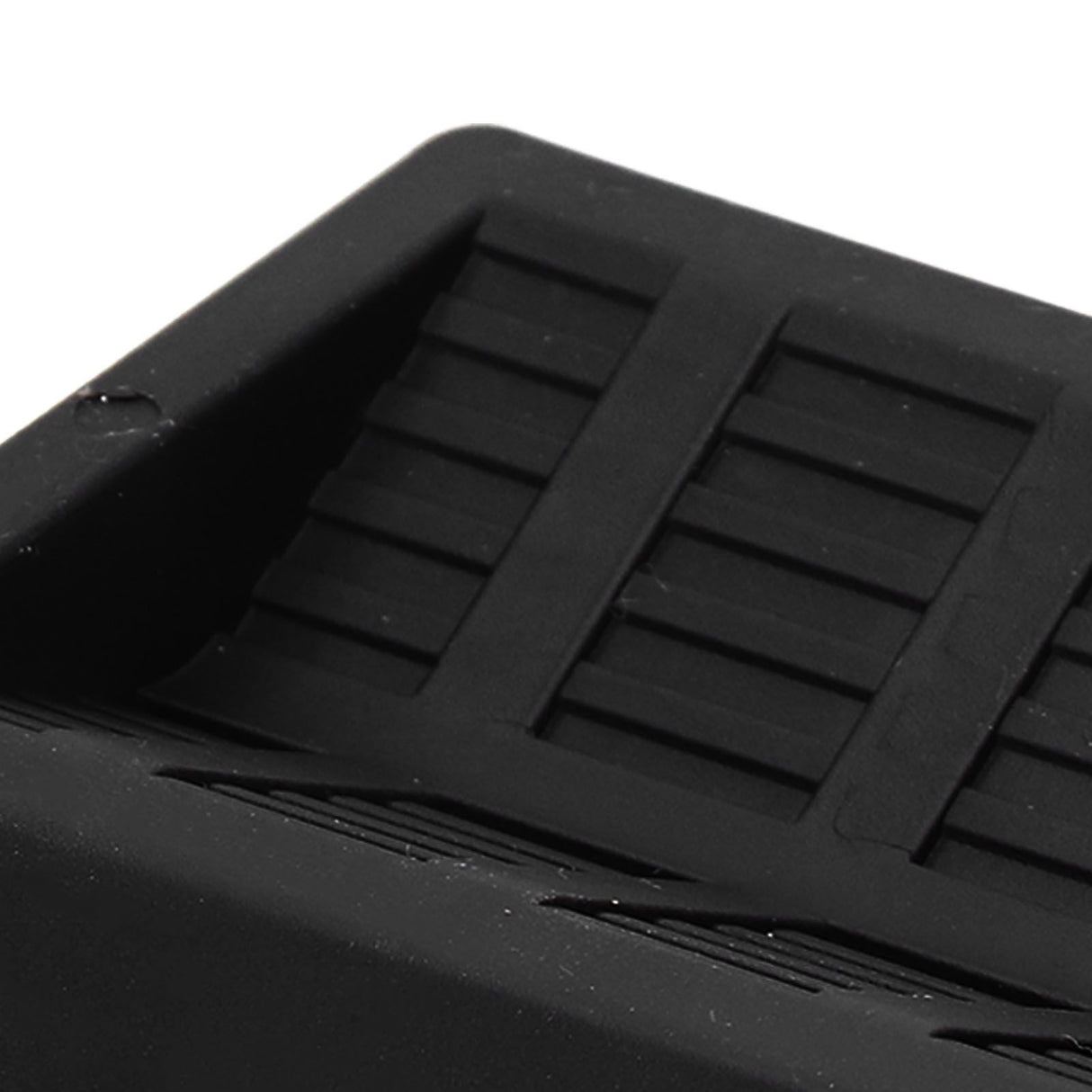 6PCS Furniture Cups Bed Stoppers Rubber Caster Cups Furniture Coasters for Bed Chair Cabinet Sofa Closet Black