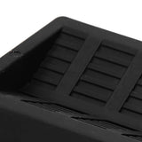 6PCS Furniture Cups Bed Stoppers Rubber Caster Cups Furniture Coasters for Bed Chair Cabinet Sofa Closet Black