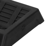 6PCS Furniture Cups Bed Stoppers Rubber Caster Cups Furniture Coasters for Bed Chair Cabinet Sofa Closet Black