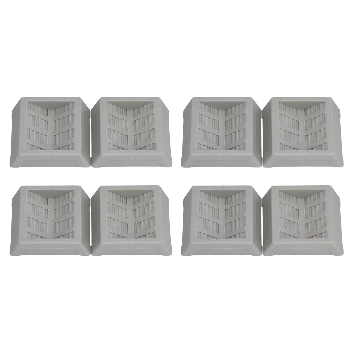 8PCS Rubber Caster Cups Furniture Wheel Stoppers Floor Protector for Bed Office Chair Cabinet Sofa Closet Wheels