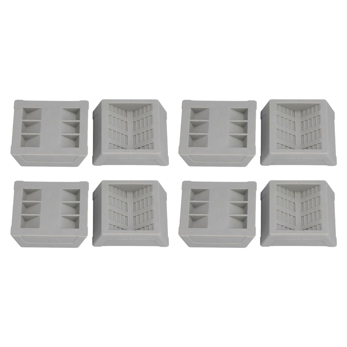 8PCS Rubber Caster Cups Furniture Wheel Stoppers Floor Protector for Bed Office Chair Cabinet Sofa Closet Wheels