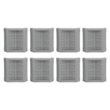 8PCS Rubber Caster Cups Furniture Wheel Stoppers Floor Protector for Bed Office Chair Cabinet Sofa Closet Wheels