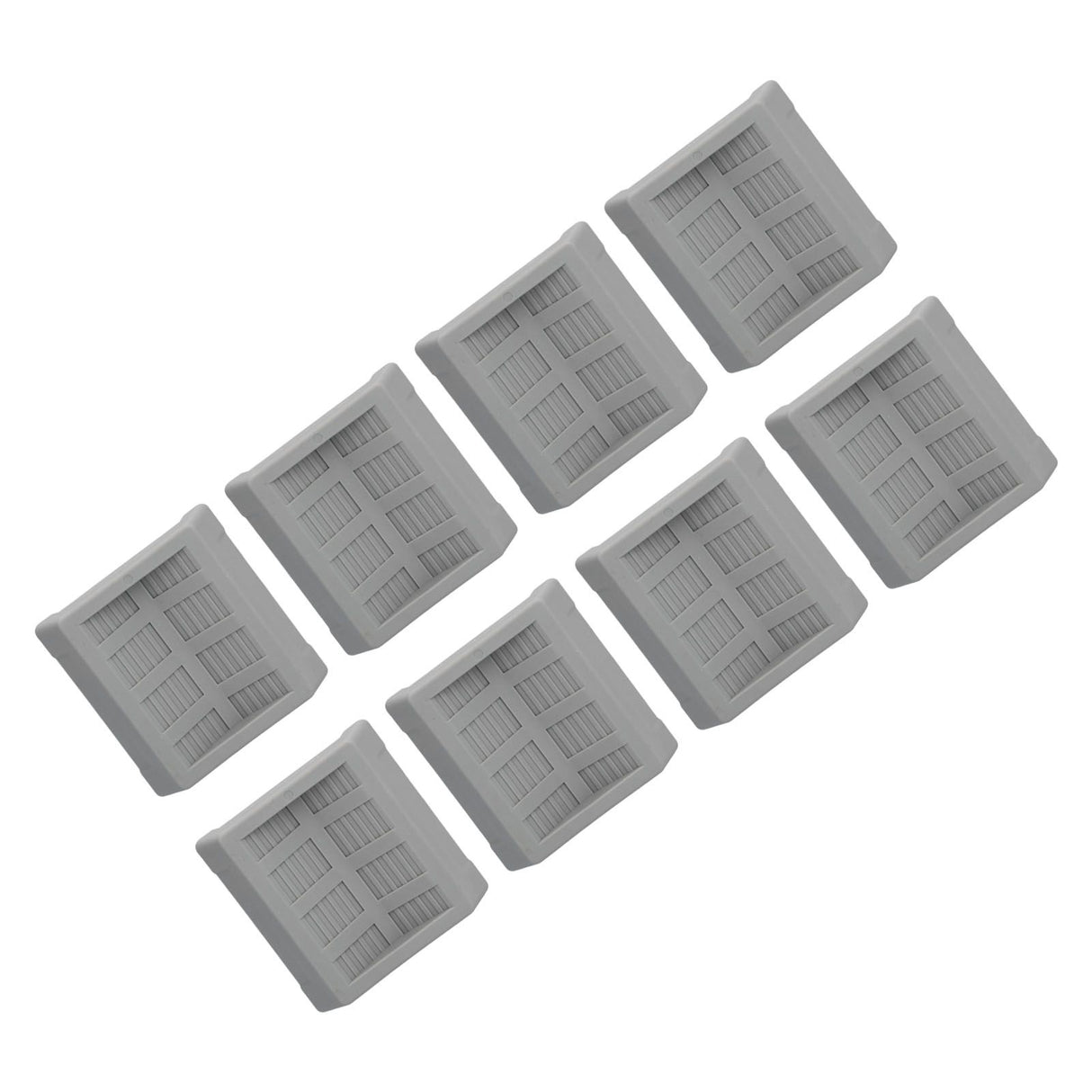 8PCS Rubber Caster Cups Furniture Wheel Stoppers Floor Protector for Bed Office Chair Cabinet Sofa Closet Wheels