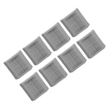 8PCS Rubber Caster Cups Furniture Wheel Stoppers Floor Protector for Bed Office Chair Cabinet Sofa Closet Wheels