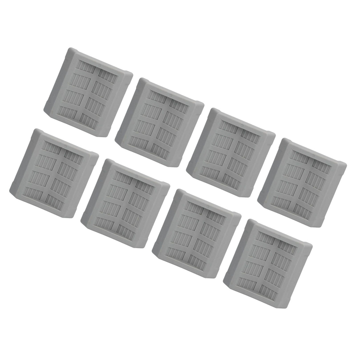 8PCS Rubber Caster Cups Furniture Wheel Stoppers Floor Protector for Bed Office Chair Cabinet Sofa Closet Wheels