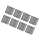 8PCS Rubber Caster Cups Furniture Wheel Stoppers Floor Protector for Bed Office Chair Cabinet Sofa Closet Wheels - Rear View