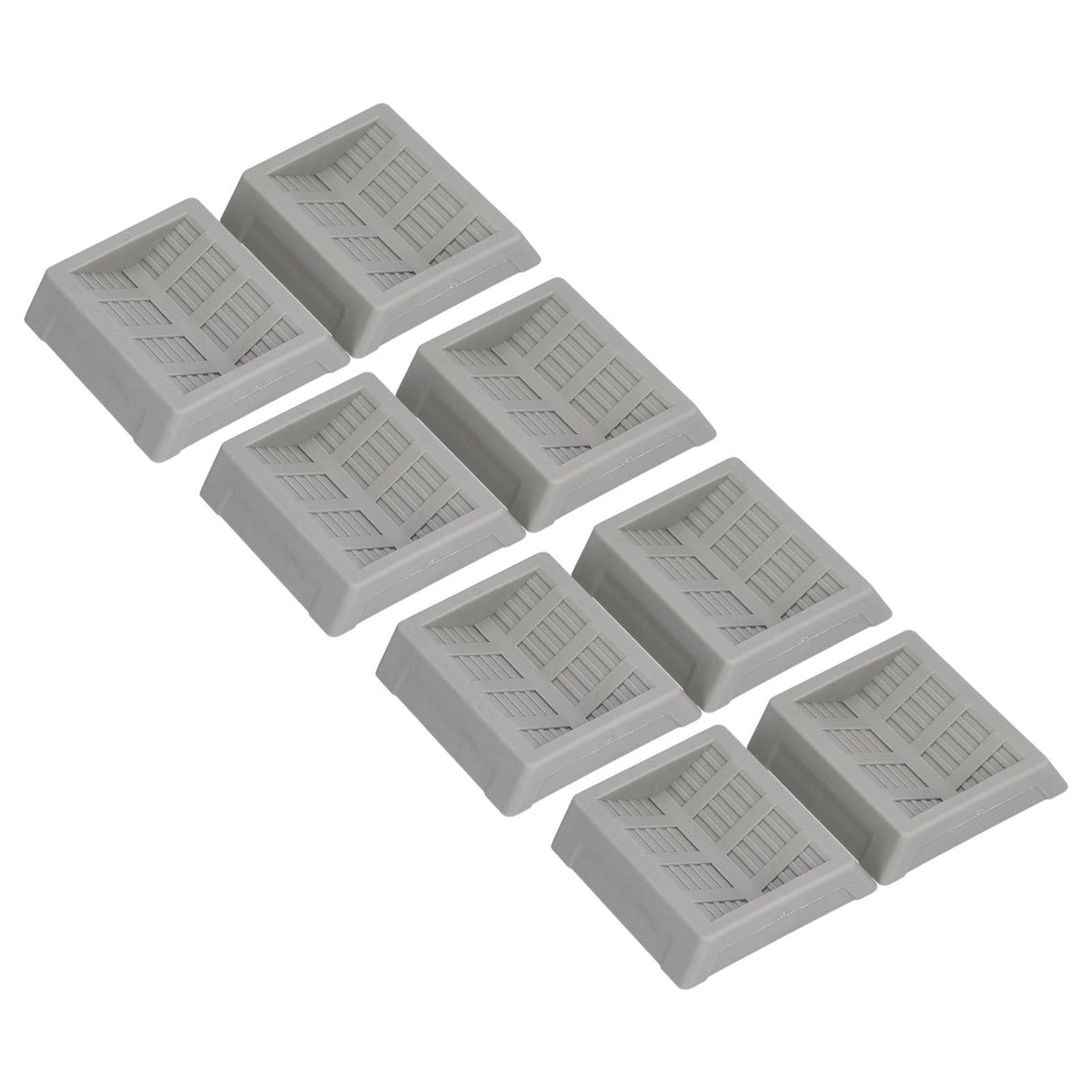 8PCS Rubber Caster Cups Furniture Wheel Stoppers Floor Protector for Bed Office Chair Cabinet Sofa Closet Wheels