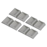 8PCS Rubber Caster Cups Furniture Wheel Stoppers Floor Protector for Bed Office Chair Cabinet Sofa Closet Wheels