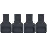 4Pcs Wheel Stoppers U Shaped Wheels Caster Cups Accessory for Sofas Beds Chairs Furnitures Black