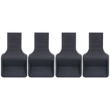 4Pcs Casters Stoppers V Shape Anti Sliding Furniture Wheel Cups for Sofas Beds Chairs Cabinets Black - Extra Image