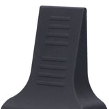 4Pcs Casters Stoppers V Shape Anti Sliding Furniture Wheel Cups for Sofas Beds Chairs Cabinets Black