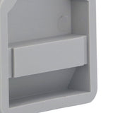 4Pcs U Shape Casters Door Stopper Anti Sliding Furniture Wheels Cups Protectors for Sofa Bed Chair Gray - Extra Image