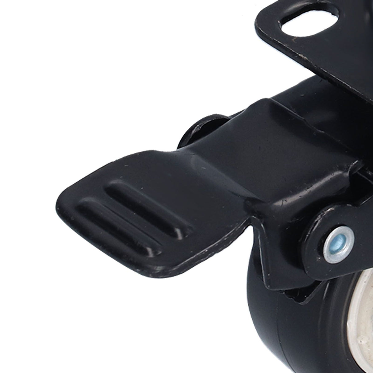 4PCS Caster 1.5in 360° Rotate Head Rubber Shock Absorption Double Ball Bearing Chair Wheel