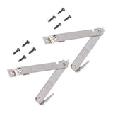 2 Set Folding Support Hinges Lid Lift Up Stay Hinge for Wooden Boxes Cabinet Cupboard Furniture Hardware