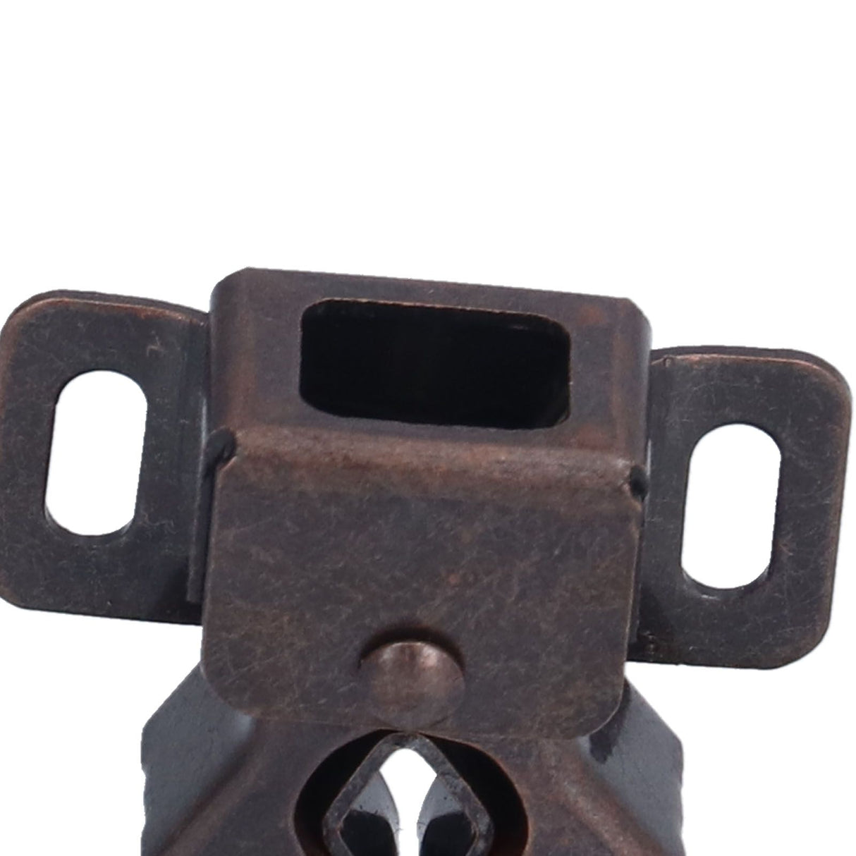 30 Set Stainless Steel Double Roller Catch Cabinet Latches Self Elastic Magnetic Damping Buffer