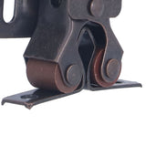 30 Set Stainless Steel Double Roller Catch Cabinet Latches Self Elastic Magnetic Damping Buffer - Extra Image