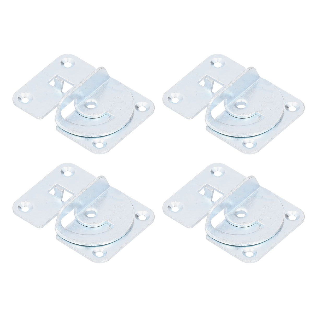 4PCS Bed Rail Bracket Heavy Duty Stainless Steel Bed Rail Fittings for Bed Frame Footrest