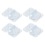 4PCS Bed Rail Bracket Heavy Duty Stainless Steel Bed Rail Fittings for Bed Frame Footrest