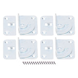 4PCS Bed Rail Bracket Heavy Duty Stainless Steel Bed Rail Fittings for Bed Frame Footrest - Extra Image