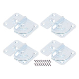 4PCS Bed Rail Bracket Heavy Duty Stainless Steel Bed Rail Fittings for Bed Frame Footrest - Extra Image