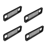 4PCS Network Wire Storage Rack Cable Box Computer Host Heat Dissipation Cooling and Ventilation ToolBlack - Rear View