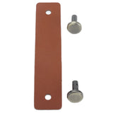 PU Leather Drawer Pulls Anticollision Wear Resistant European Exquisite Modern Simple Cabinet HandleBrown