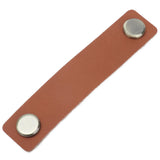 PU Leather Drawer Pulls Anticollision Wear Resistant European Exquisite Modern Simple Cabinet HandleBrown