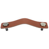 PU Leather Drawer Pulls Anticollision Wear Resistant European Exquisite Modern Simple Cabinet HandleBrown