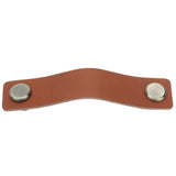 PU Leather Drawer Pulls Anticollision Wear Resistant European Exquisite Modern Simple Cabinet HandleBrown - Extra Image