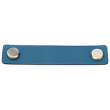 PU Leather Drawer Pulls Anticollision Wear Resistant European Exquisite Modern Simple Cabinet HandleBlue