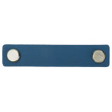 PU Leather Drawer Pulls Anticollision Wear Resistant European Exquisite Modern Simple Cabinet HandleBlue - Top-Down View
