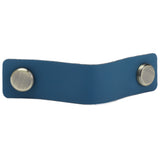 PU Leather Drawer Pulls Anticollision Wear Resistant European Exquisite Modern Simple Cabinet HandleBlue