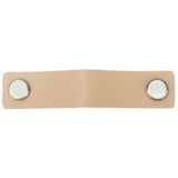 PU Leather Drawer Pulls Anticollision Wear Resistant European Exquisite Modern Simple Cabinet HandleLight Brown
