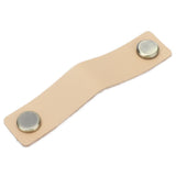PU Leather Drawer Pulls Anticollision Wear Resistant European Exquisite Modern Simple Cabinet HandleLight Brown