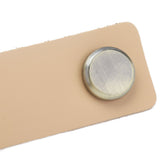 PU Leather Drawer Pulls Anticollision Wear Resistant European Exquisite Modern Simple Cabinet HandleLight Brown