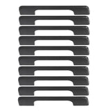 10 Pcs Drawer Pulls Strong Bearing Capacity Modern Simple Unique Cabinet Handles with Screw for Wardrobe Door Window