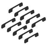 10 Pcs Drawer Pulls Strong Bearing Capacity Modern Simple Unique Cabinet Handles with Screw for Wardrobe Door Window