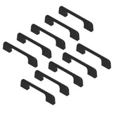 10 Pcs Drawer Pulls Strong Bearing Capacity Modern Simple Unique Cabinet Handles with Screw for Wardrobe Door Window