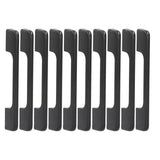 10 Pcs Drawer Pulls Strong Bearing Capacity Modern Simple Unique Cabinet Handles with Screw for Wardrobe Door Window