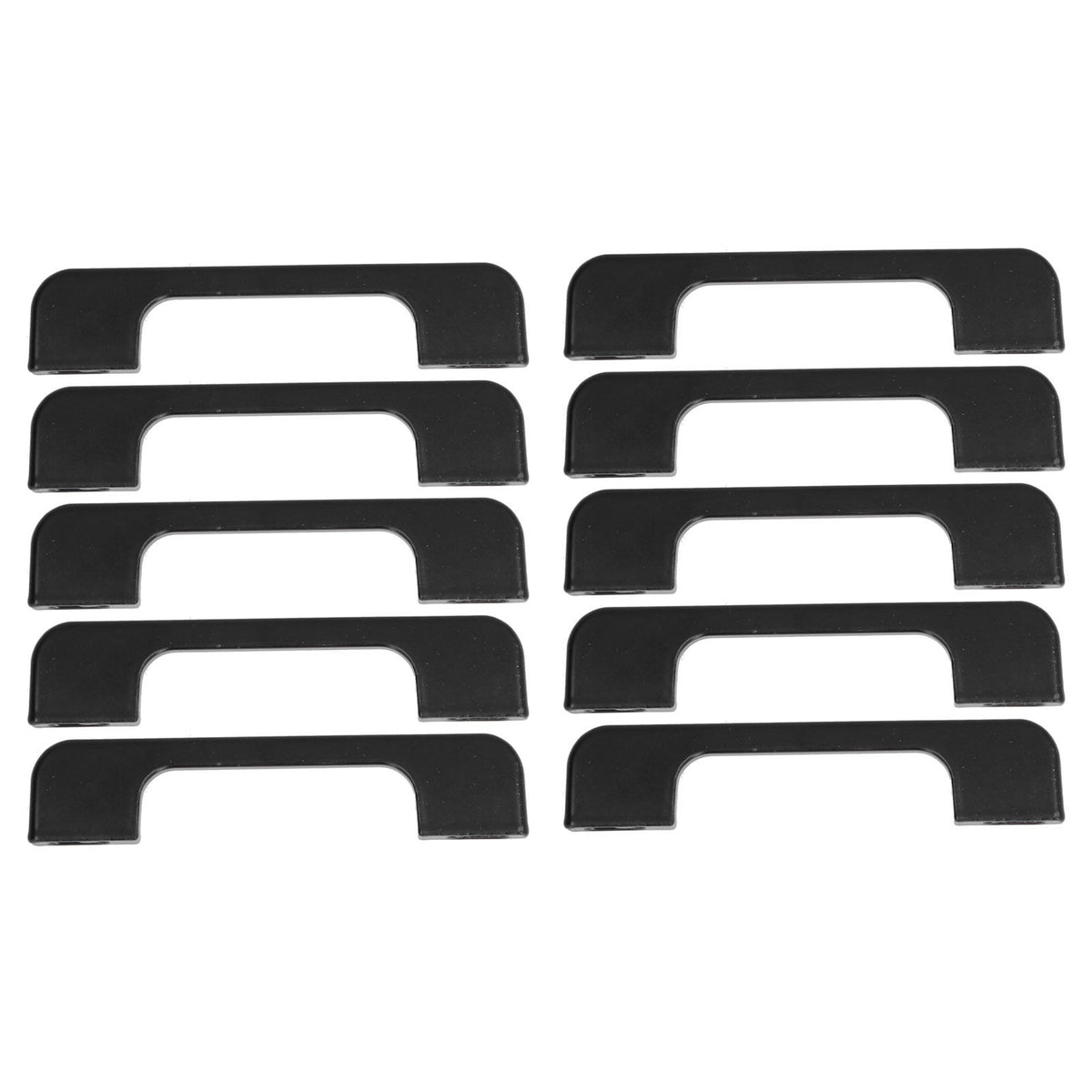 10 Pcs Drawer Pulls Strong Bearing Capacity Modern Simple Unique Cabinet Handles with Screw for Wardrobe Door Window