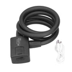 3.7V Electric Bike Lock Bluetooth Fingerprint Bike Lock with Waterproof and Dustproof Anti Theft for Cycling