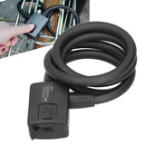 3.7V Electric Bike Lock Bluetooth Fingerprint Bike Lock with Waterproof and Dustproof Anti Theft for Cycling