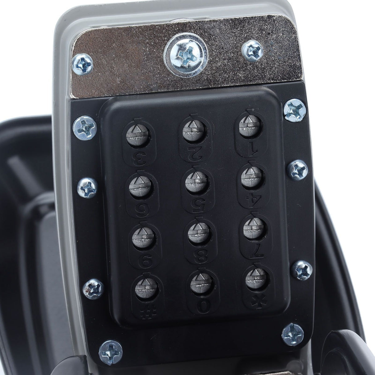 Key Locks Storage Box Large Capacity Safe 4 Digit Combination Wall Mounted Alloy Password Lock