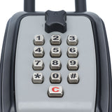 Key Locks Storage Box Large Capacity Safe 4 Digit Combination Wall Mounted Alloy Password Lock