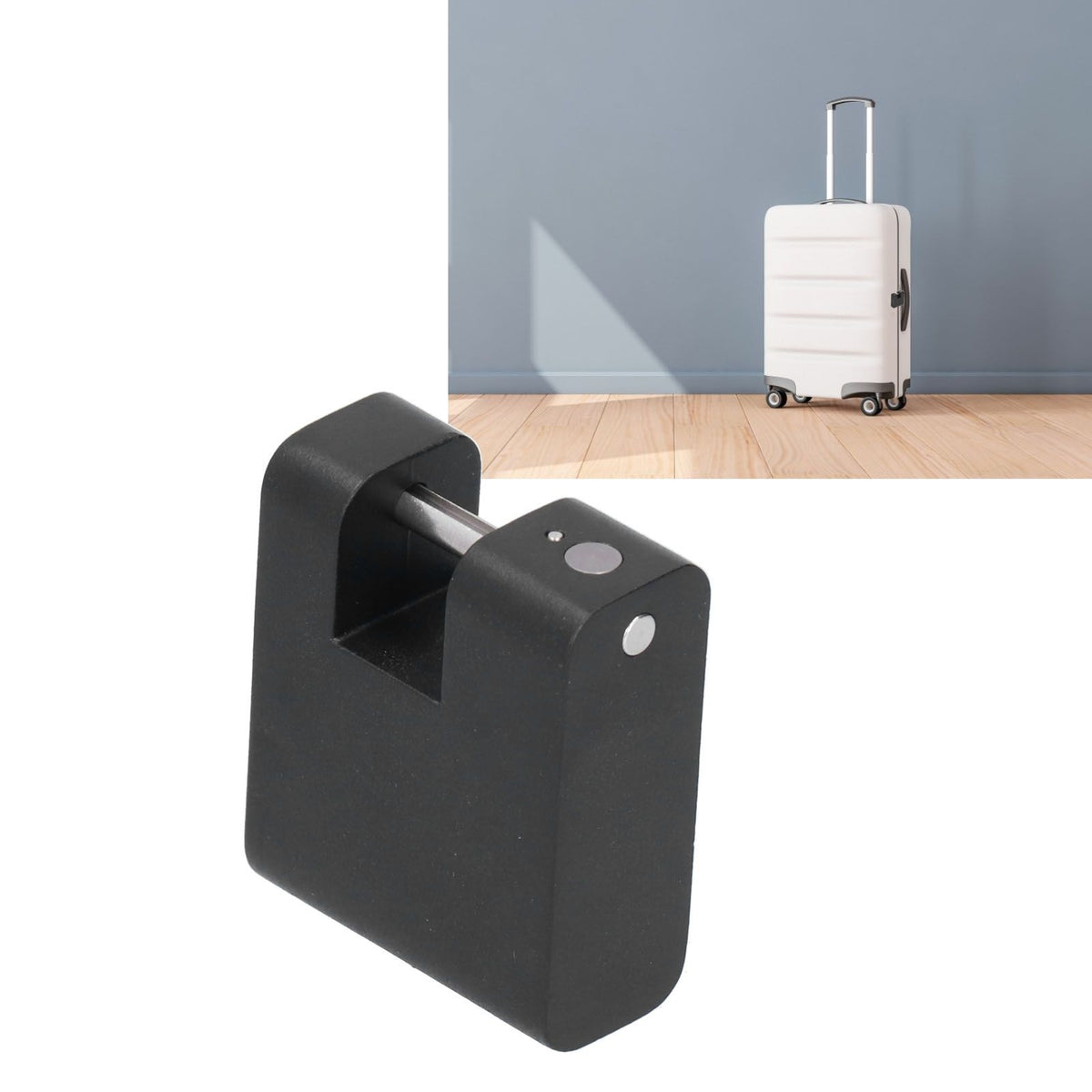 Fingerprint Padlock Anti Theft Electronic Lock for Suitcase Backpack Drawer Cabinet 3.7V Rechargeable Lithium Battery