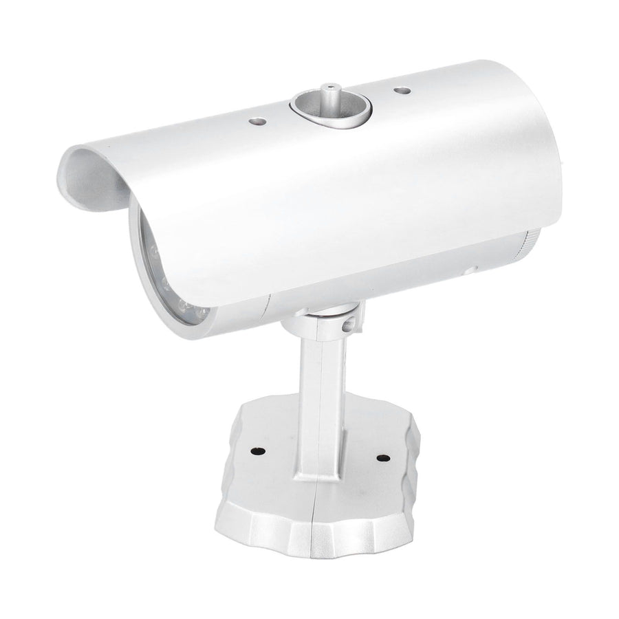 Simulation Camera Dummy Security Camera Monitor Fake Surveillance System with Flashing LED Light