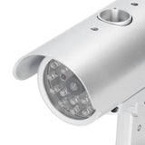 Simulation Camera Dummy Security Camera Monitor Fake Surveillance System with Flashing LED Light