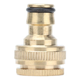 4PCS Faucet Joint 1/2in 3/4in Internal Thread Water Pipe Connector Brass Hose Adapter