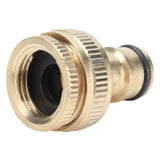 4PCS Faucet Joint 1/2in 3/4in Internal Thread Water Pipe Connector Brass Hose Adapter